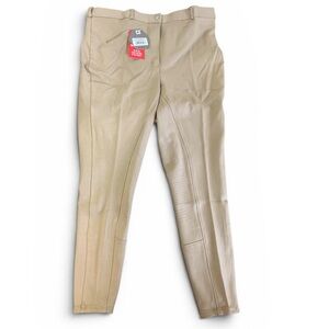 Horze Tan Show Breeches Knee Grip US 34 NWT Riding Pants